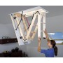 Zoldertrap met houten ladder (2)